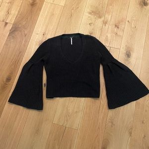 Bell sleeve sweater